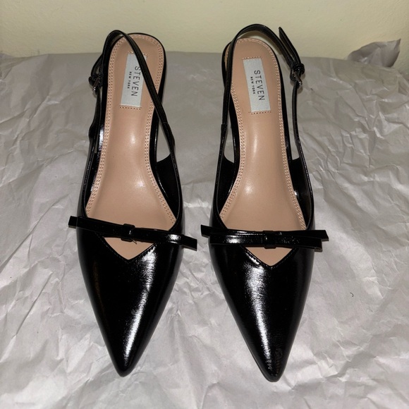 Steven New York Shoes - Steven New York Black Bow Heels